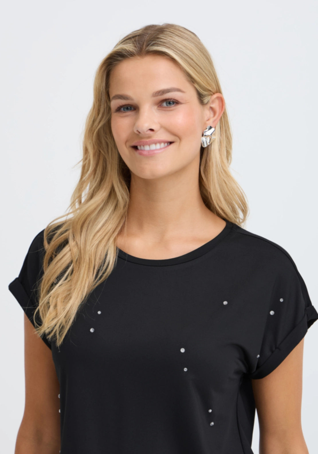 Speckled T-Shirt - Black Stars