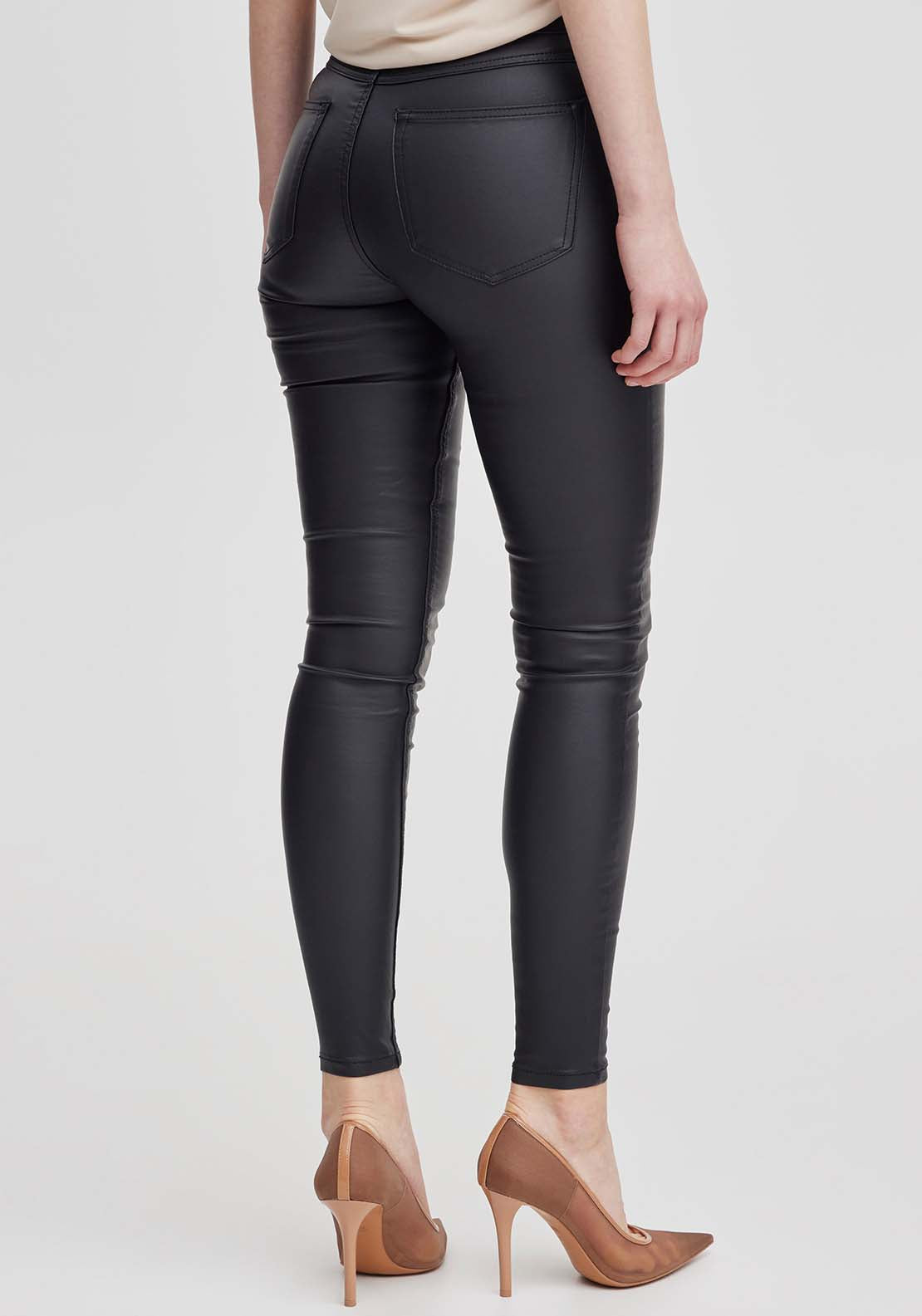 B Young Kiko Slim Jeans - Black 3 Shaws Department Stores