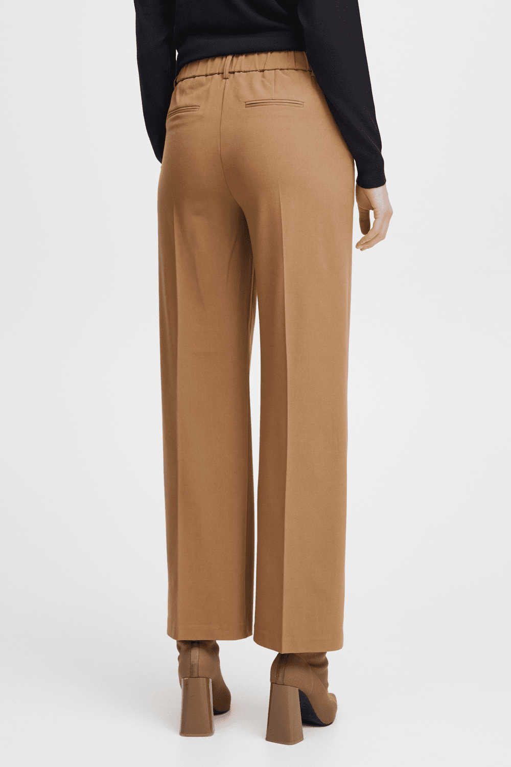 B.young Danta Wide Leg Pant - Brown 2 Shaws Department Stores