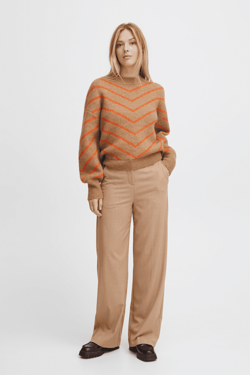 B.young Mica Stripe Jumper 5 Shaws Department Stores