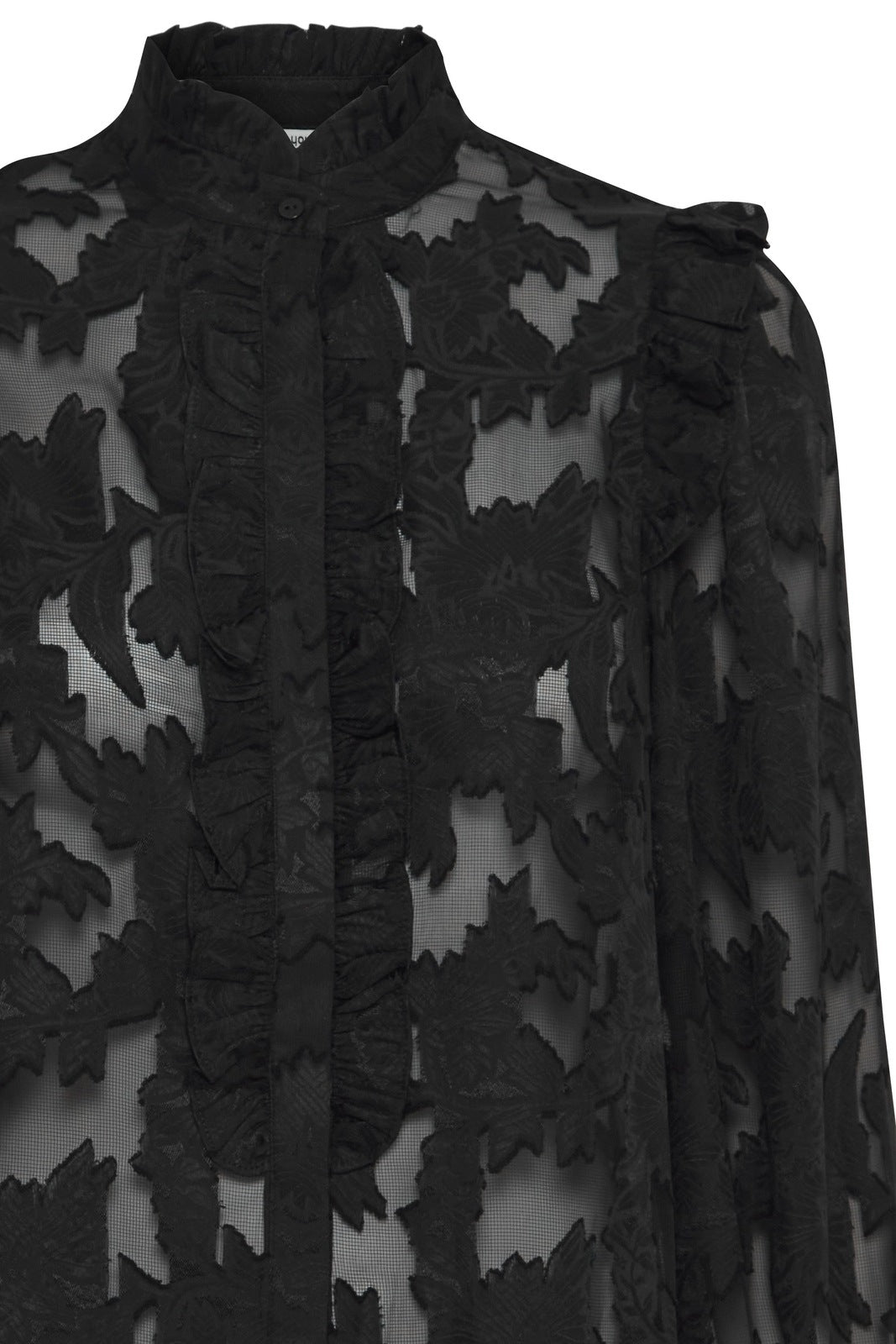 B Young Iflor Long Sleeve Shirt - Black 3 Shaws Department Stores