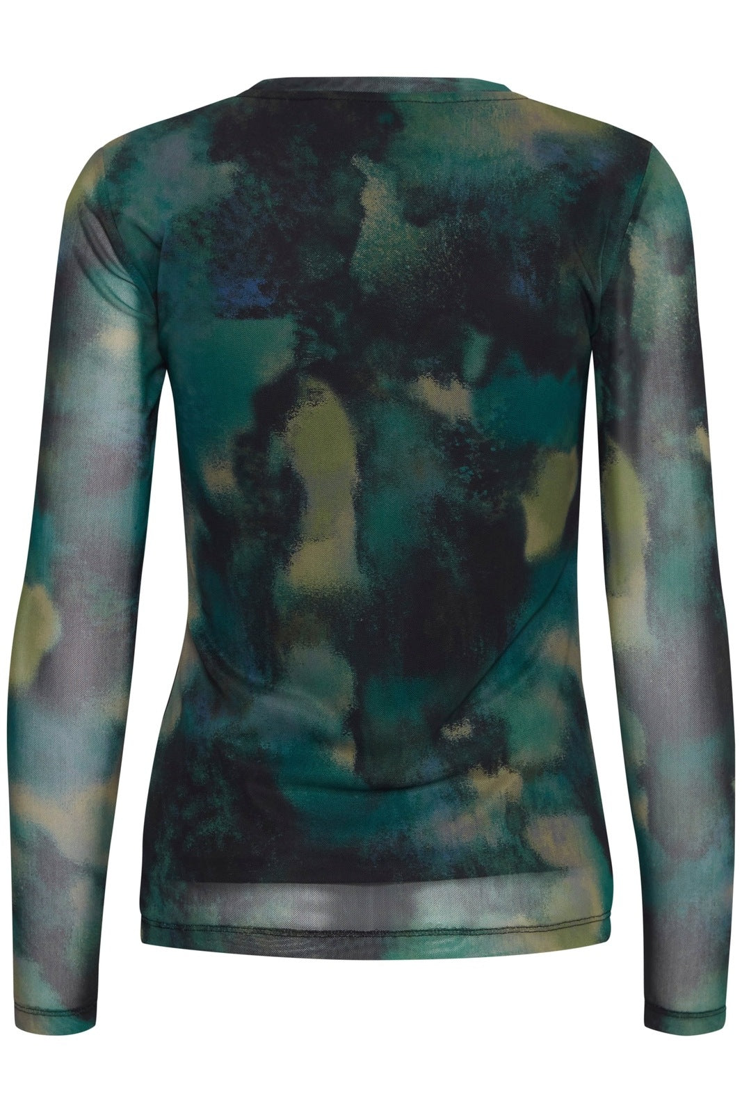 B Young Paloma Mesh Long Sleeve T-Shirt - Birch Blur Mix 7 Shaws Department Stores
