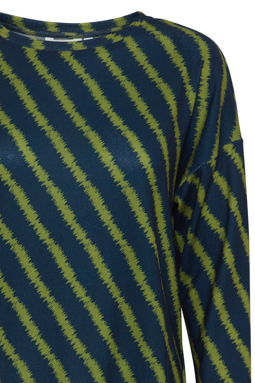 B Young Pieta Top - Woodbine Zigzag Stripe Mix 2 Shaws Department Stores