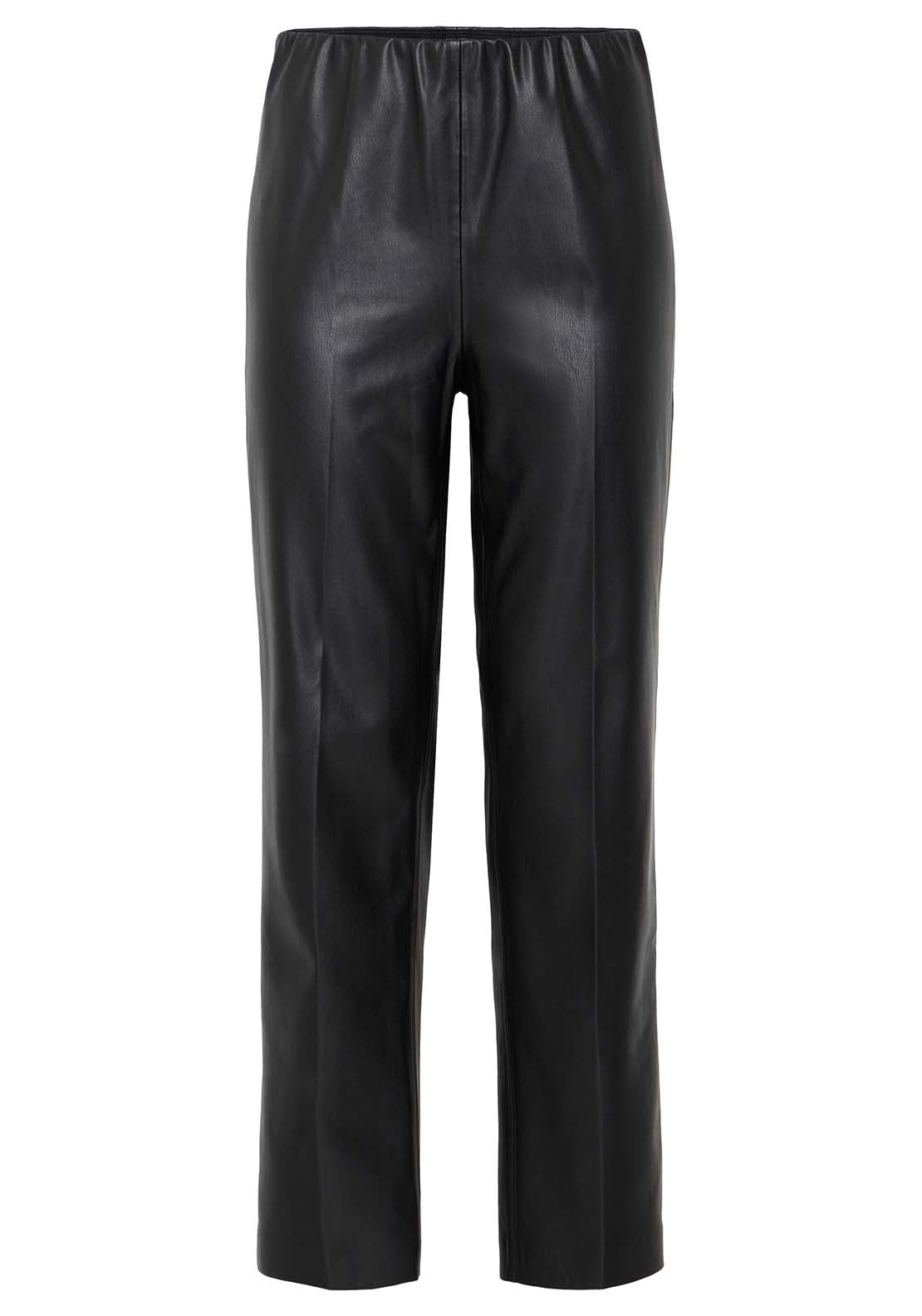 B Young Daja Straight Trousers - Black 1 Shaws Department Stores