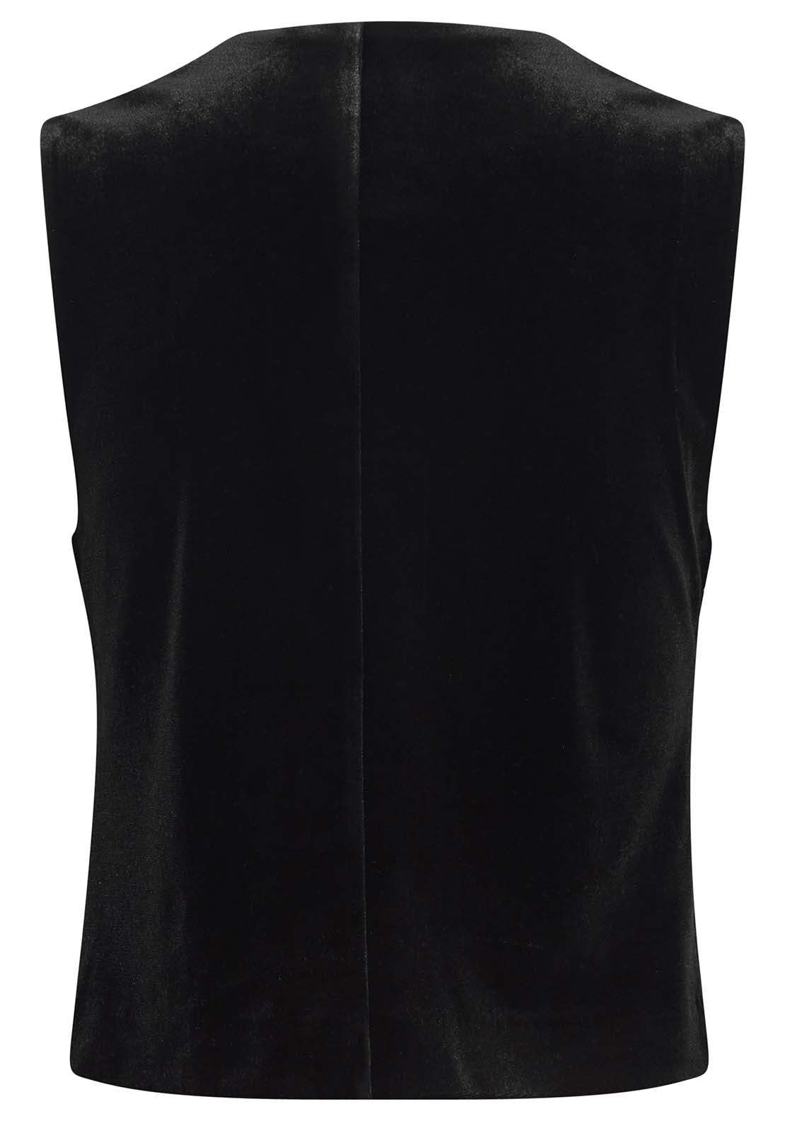 B Young Perlina Vest - Black 4 Shaws Department Stores