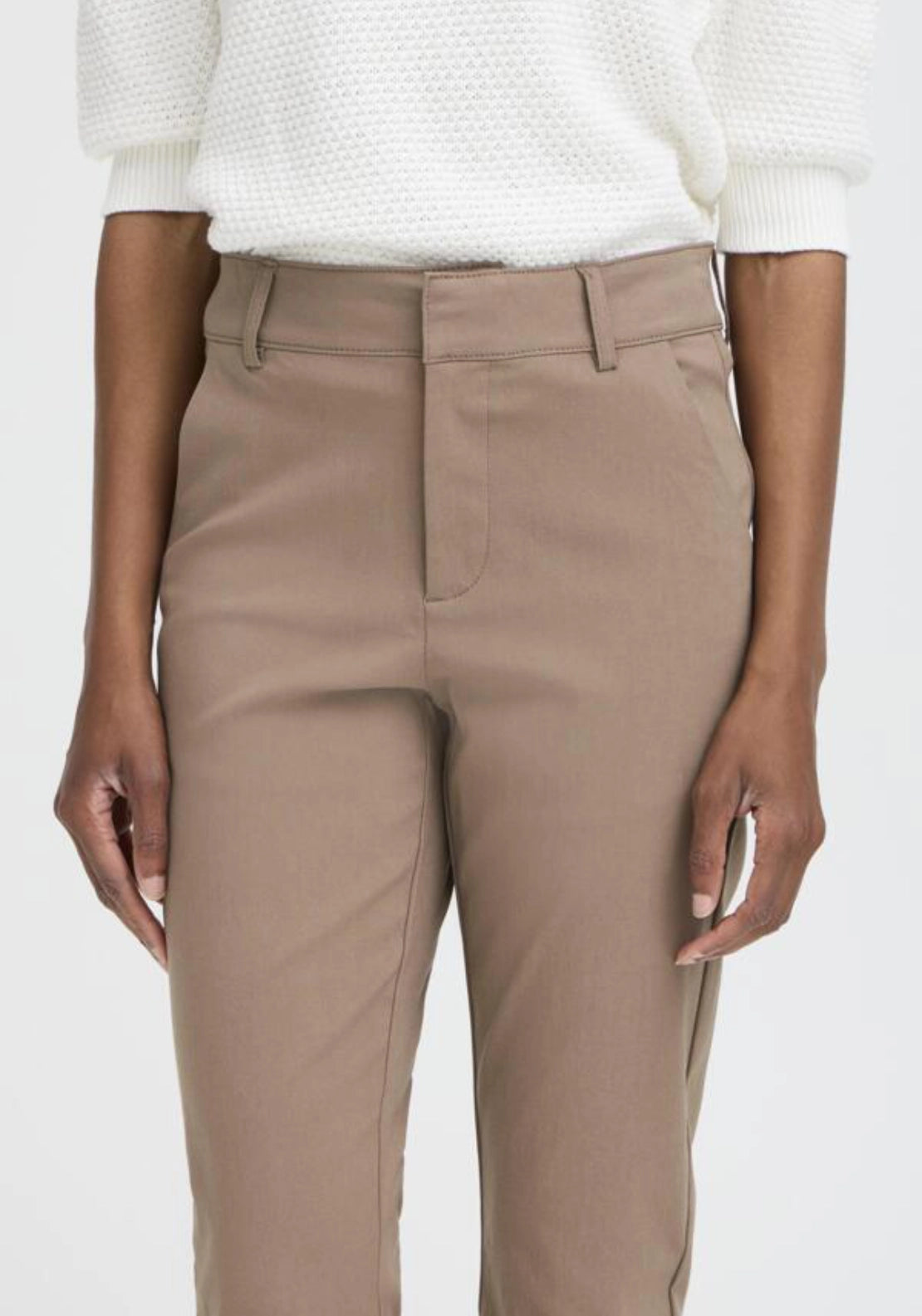 Dixi Straight Pants - Brown