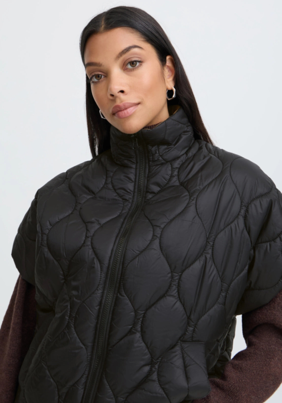 Berta Reversible Waistcoat - Meteorite