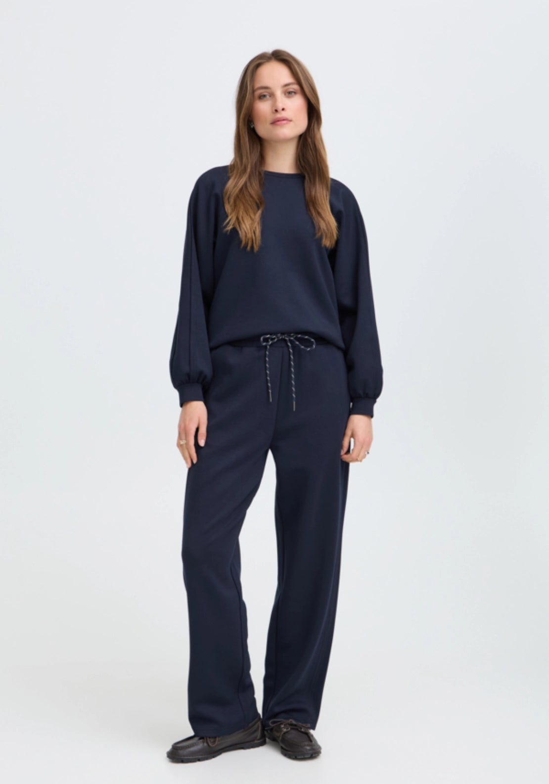 Pusti Slit Sweatshirt - Dark Sapphire