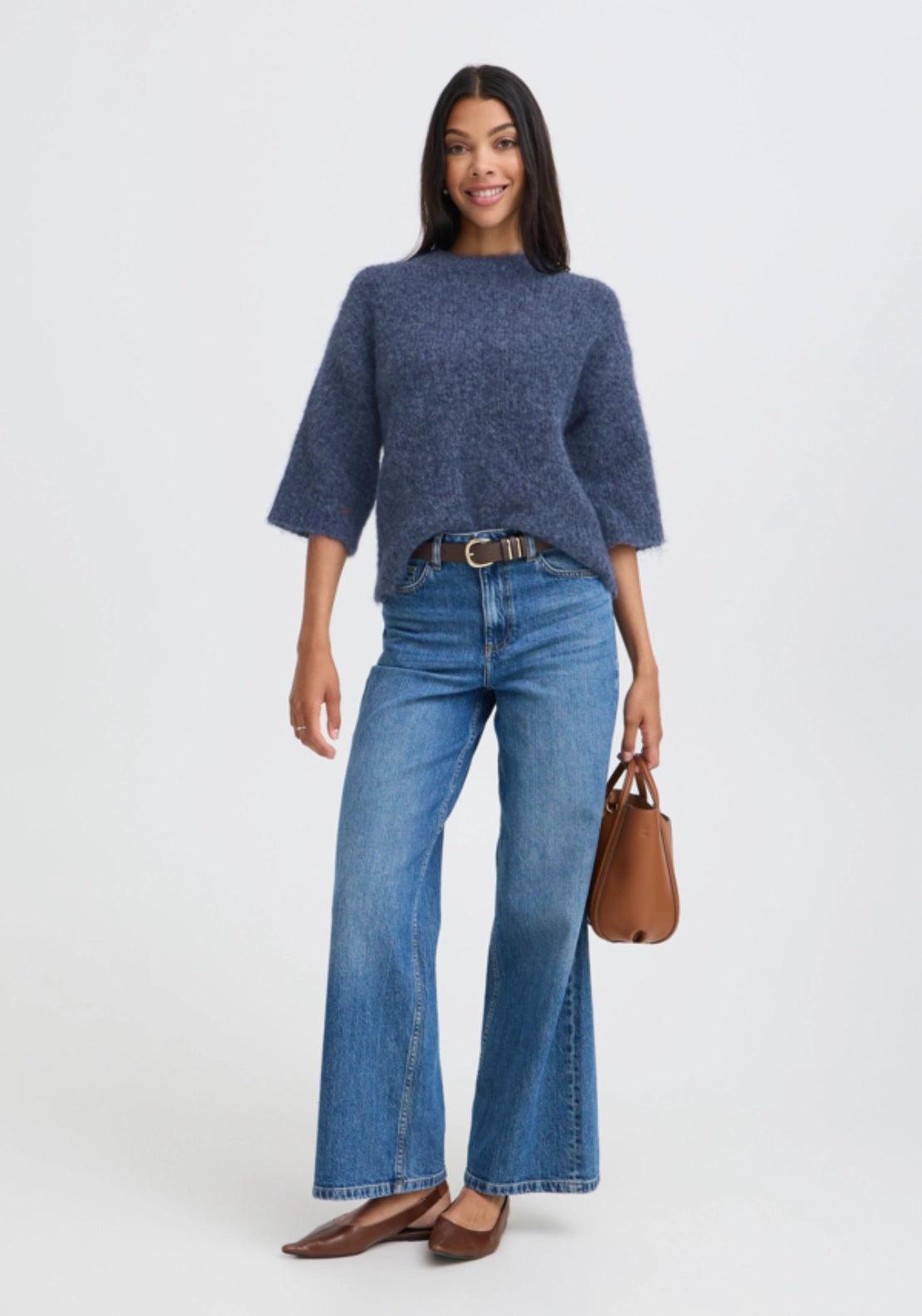 Nyla Jumper - Blue Horizon Melange