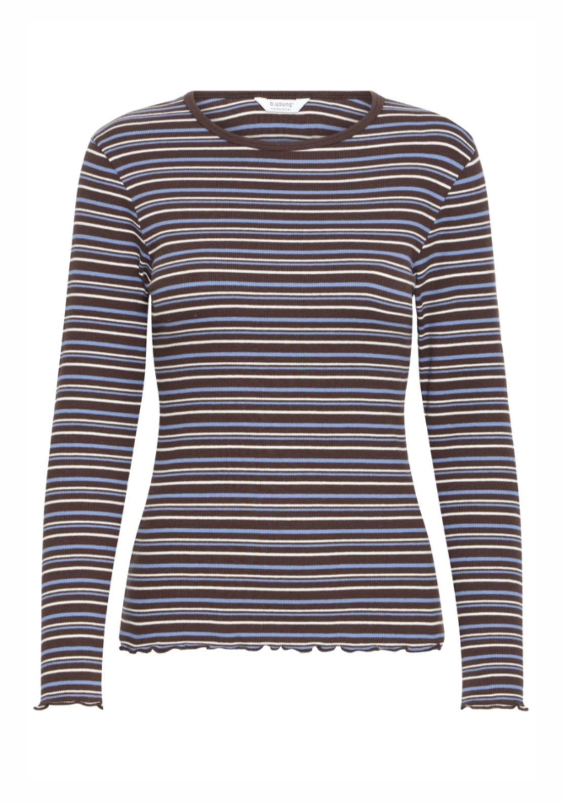 Tone Long Sleeve T-Shirt - Java Stripe