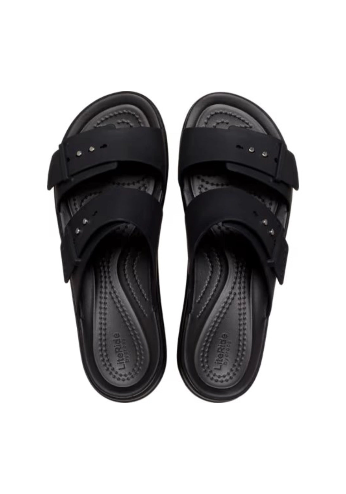 Brooklyn Buckle Low Wedge - Black