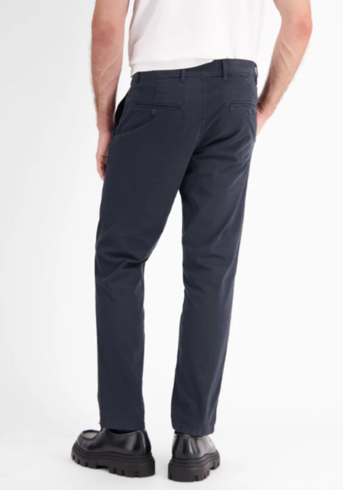 Lerros Basic Slim Fit Chino - Blue Night 2 Shaws Department Stores