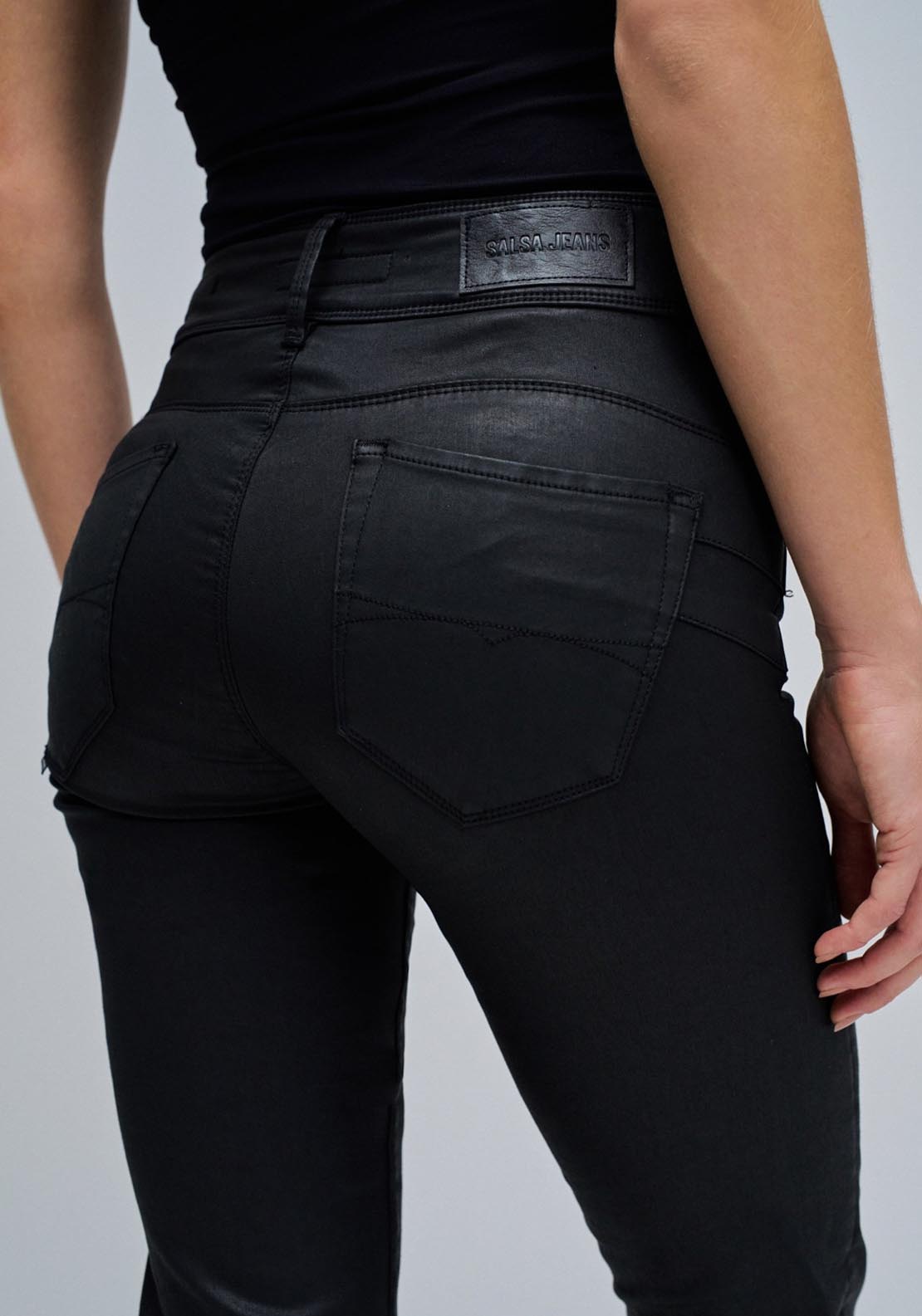 Salsa Secret Straight Jeans - Black 6 Shaws Department Stores