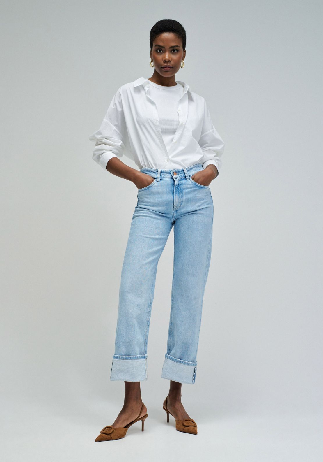 Salsa Straight Leg Jeans - Blue 4 Shaws Department Stores