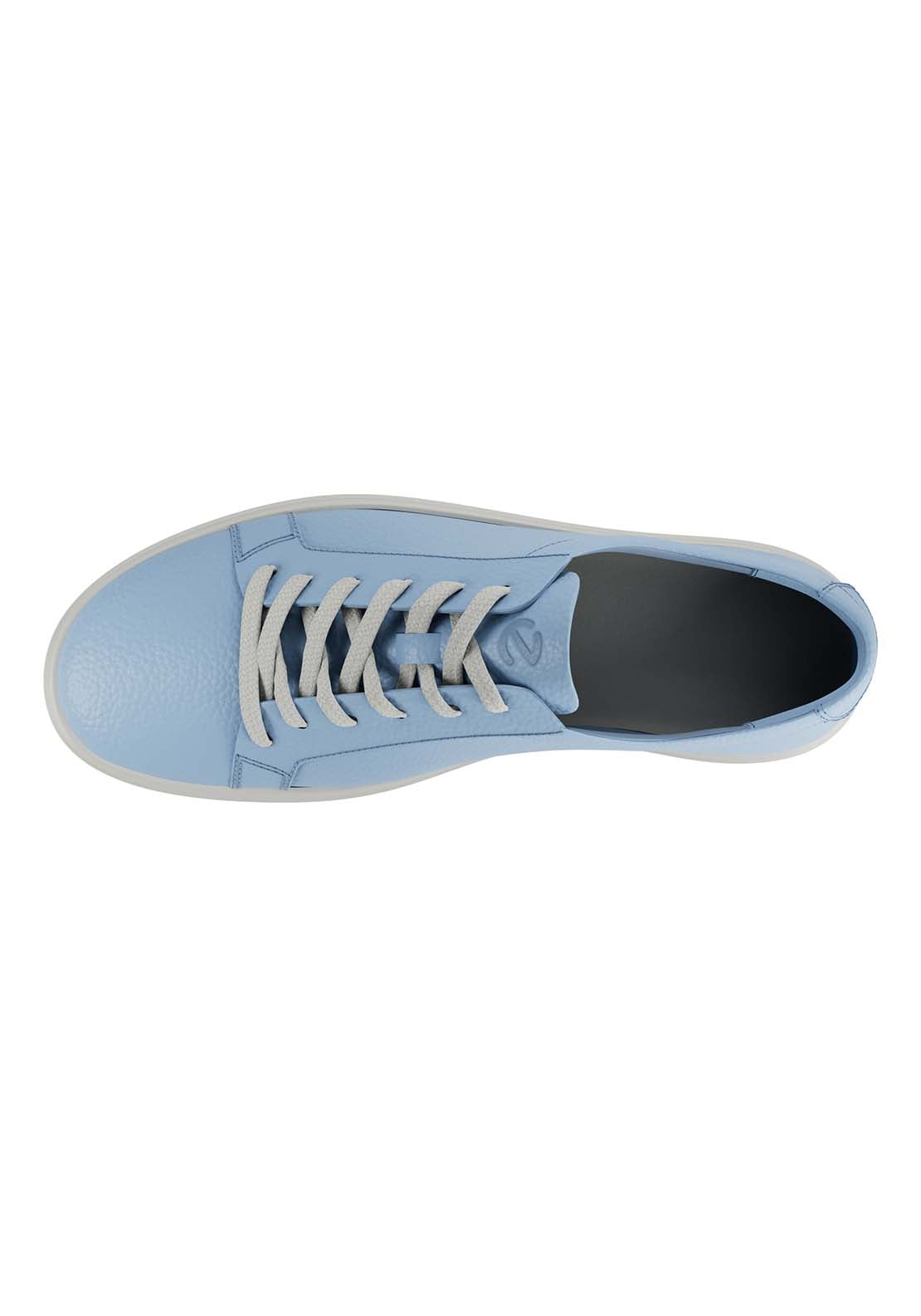 Ecco Soft 60 Casual Lace Shoe - Blue 2 Shaws Department Stores