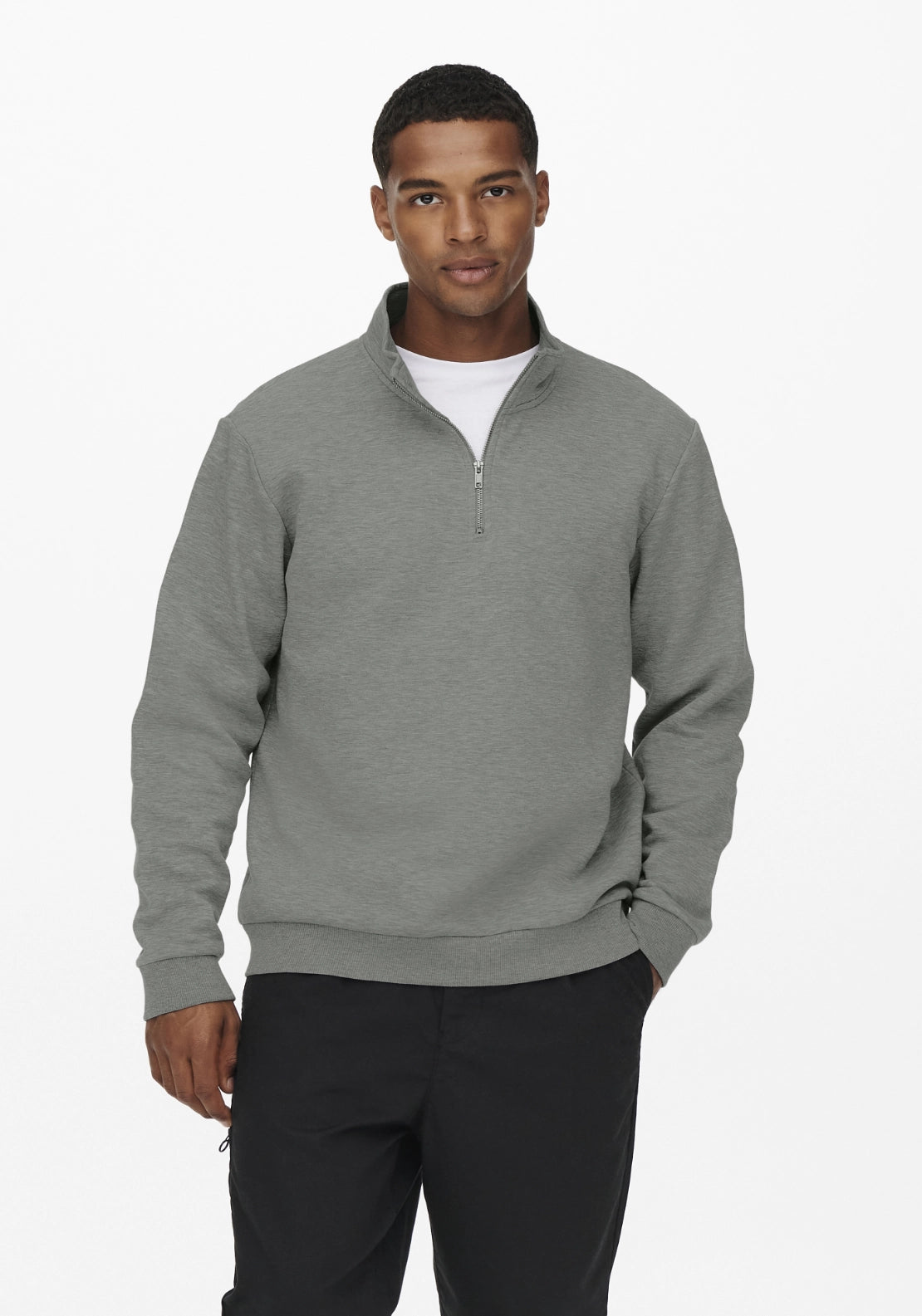 Ceres 1/4 Zip Sweatshirt - Castor Gray
