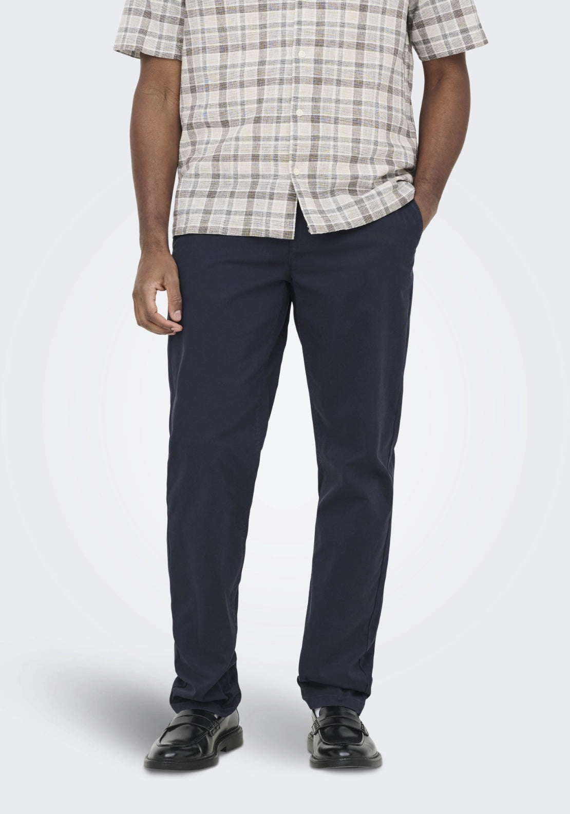 Weft Regular Fit Chinos - Blue