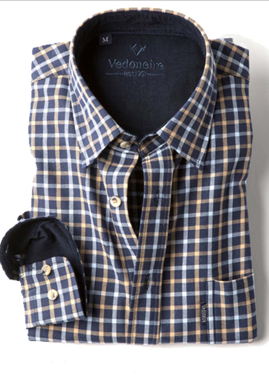 Vedoneire Heavy Brush Twill Shirt - Kyle 1 Shaws Department Stores