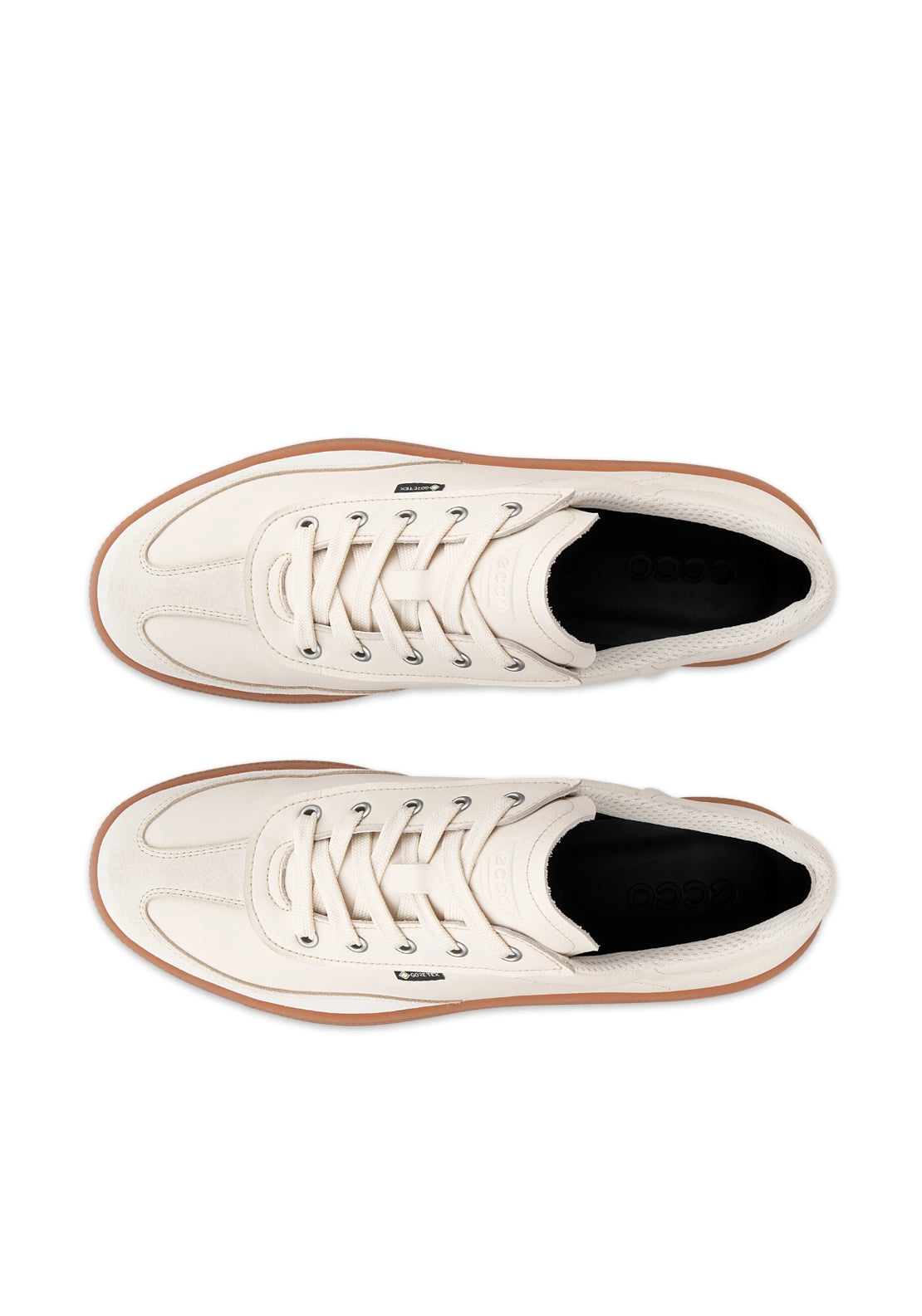 Soft 11 Flat Lcae Shoe - Cream / White