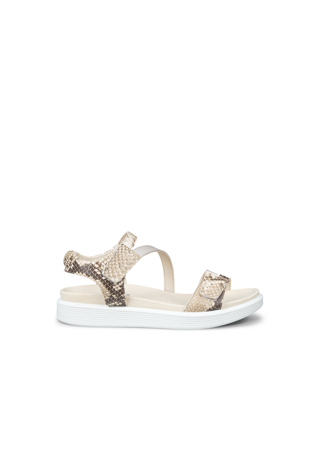 Ecco Soft Sandal - Python Pure Cashmere 1 Shaws Department Stores
