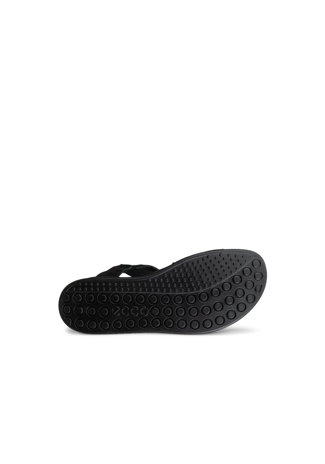 Ecco Soft Sandal - Black 3 Shaws Department Stores