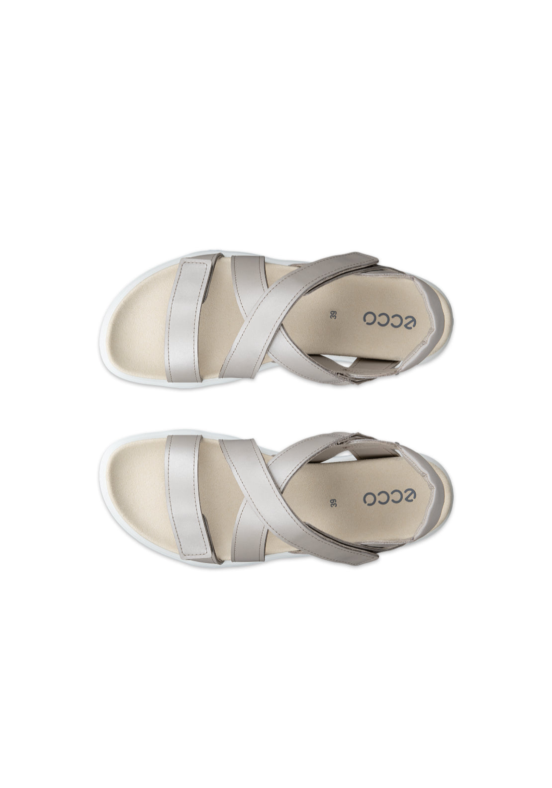 Ecco Soft Sandal - Pure Cashmere 2 Shaws Department Stores