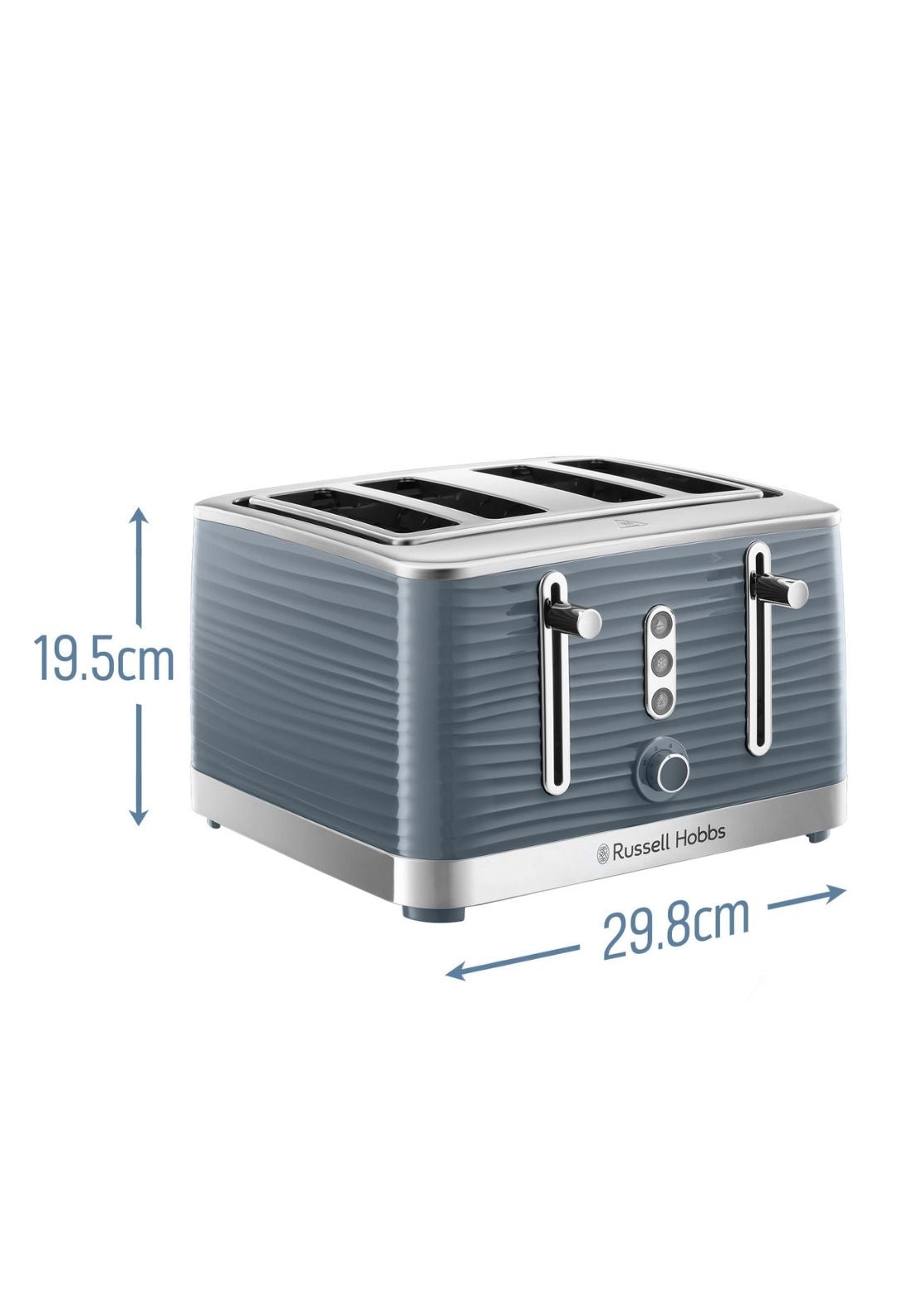 Inspire 4 Slice Toaster Grey - Model 24383