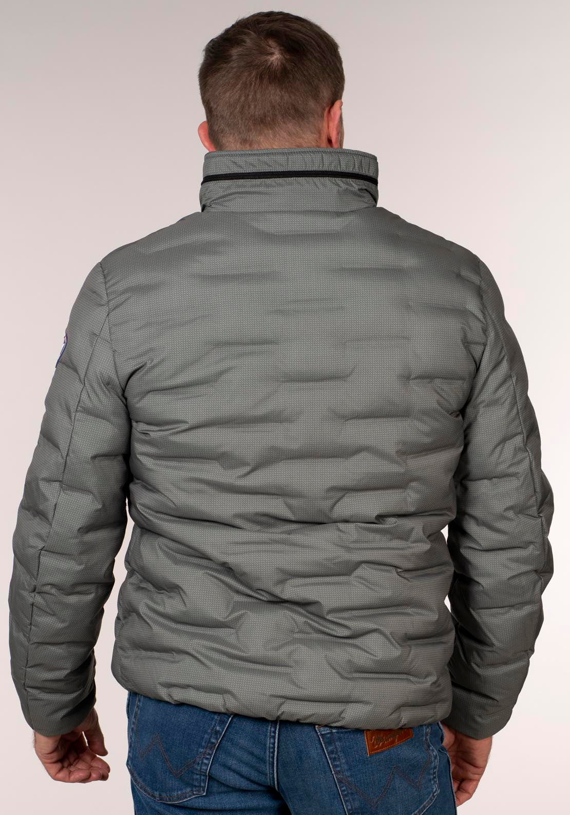 Yeats Light Quilted Puffa Jacket - Green 2 Shaws Department Stores