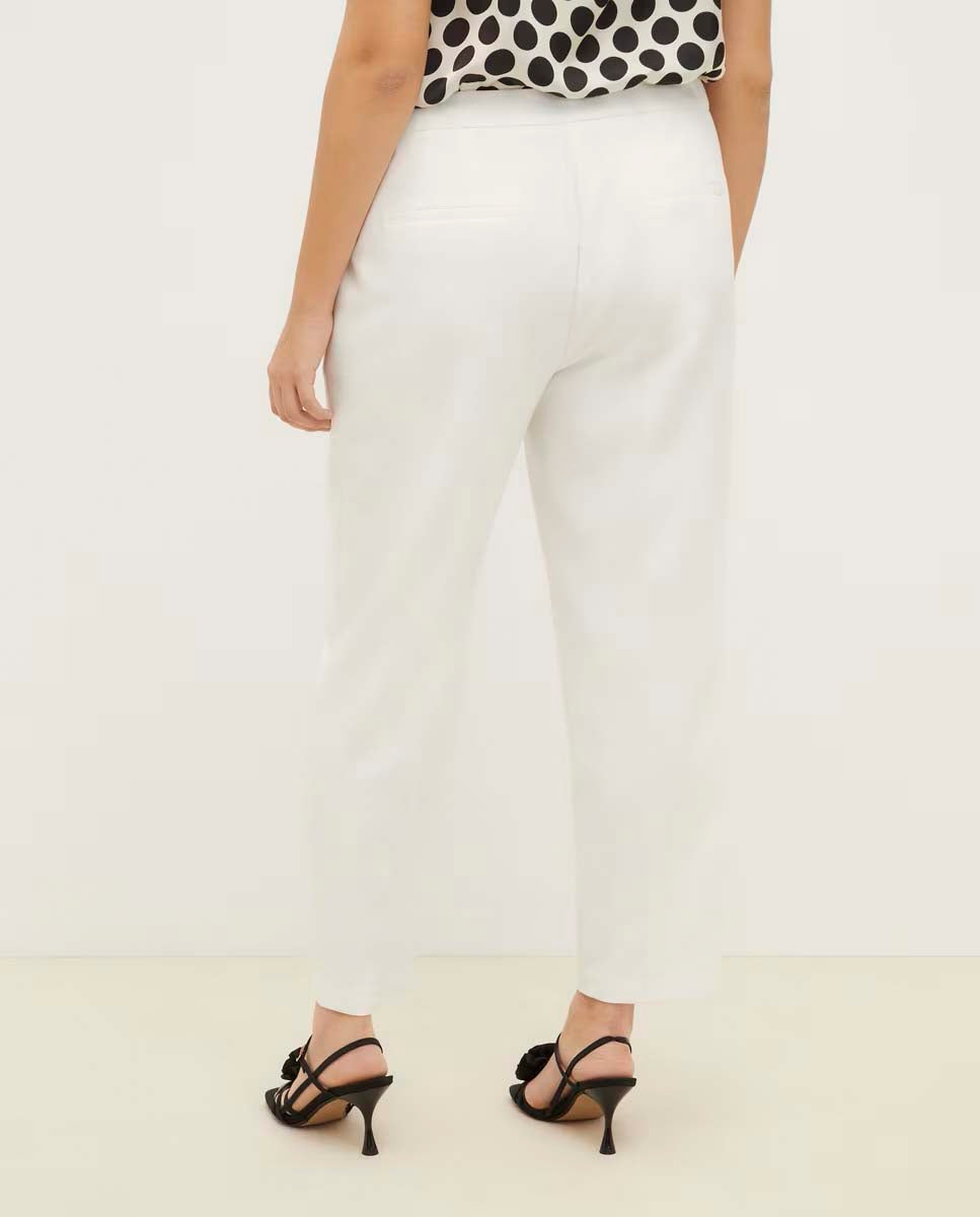 Couchel Skinny Suit Pant - White 3 Shaws Department Stores