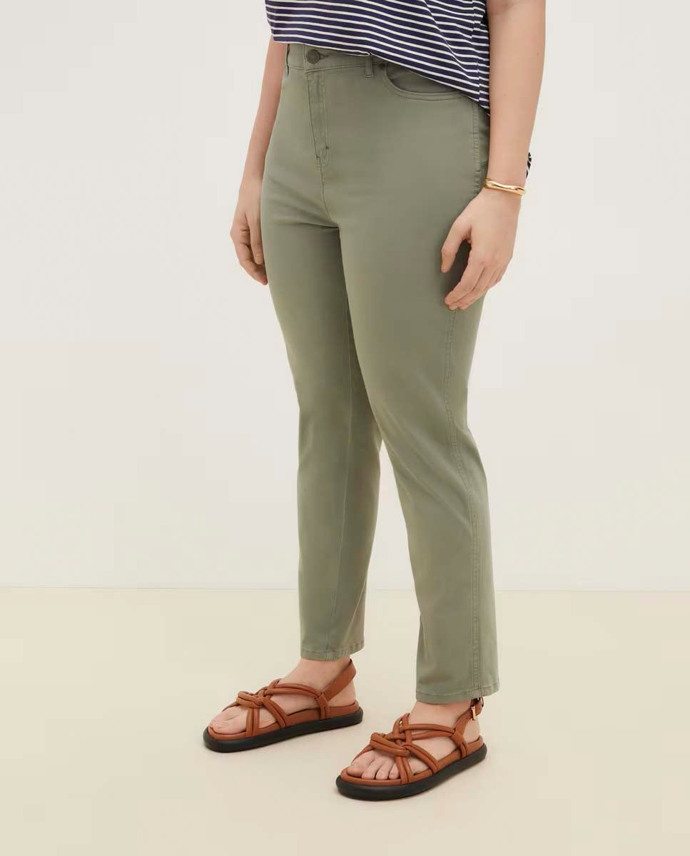 Couchel Pant 5 Pockets Ashley Push Up - Green 1 Shaws Department Stores