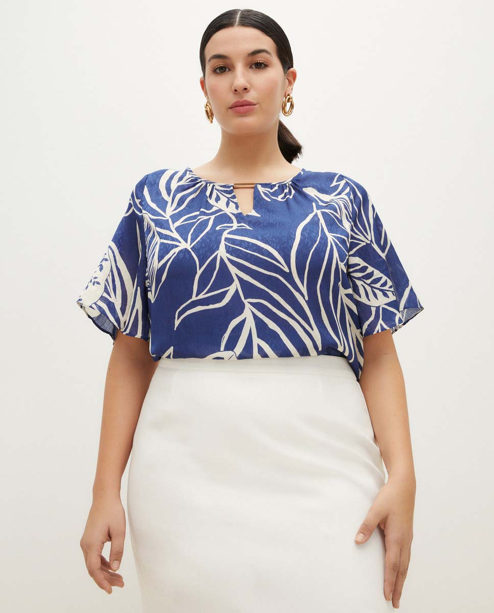Couchel Short Sleeve Blouse 1 Shaws Department Stores