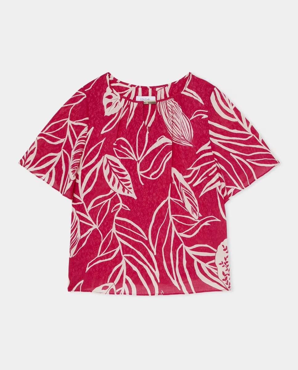 Couchel Short Sleeve Blouse 5 Shaws Department Stores