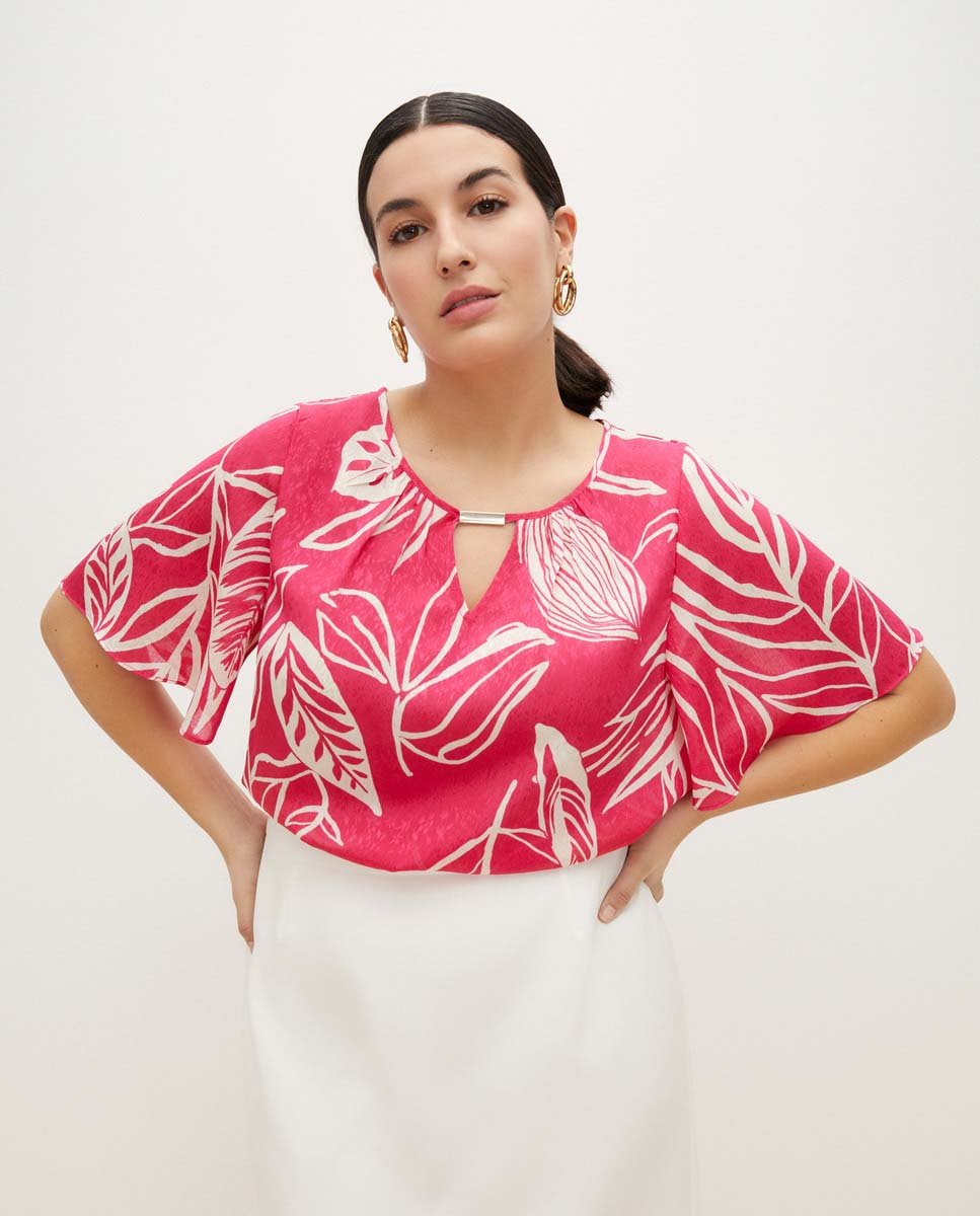Couchel Short Sleeve Blouse 1 Shaws Department Stores