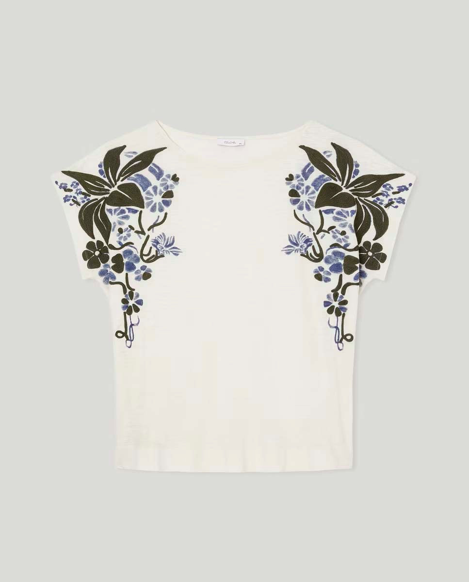 Couchel Short Sleeve Tshirt - White 5 Shaws Department Stores