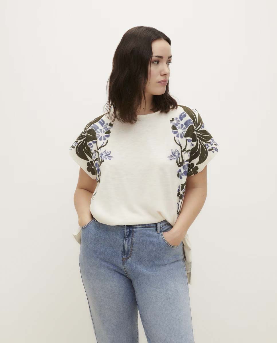 Couchel Short Sleeve Tshirt - White 1 Shaws Department Stores