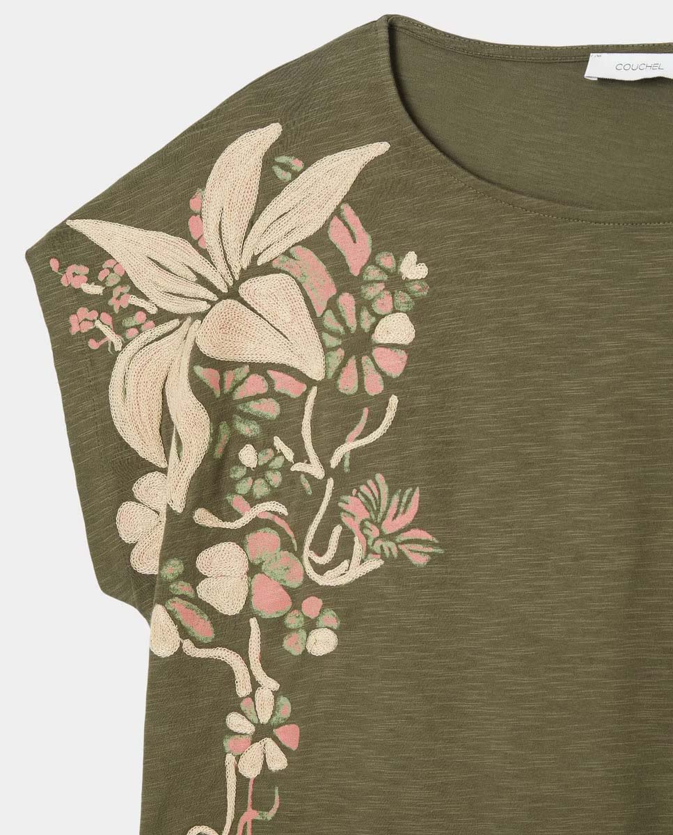 Couchel Short Sleeve Tshirt - Green 4 Shaws Department Stores