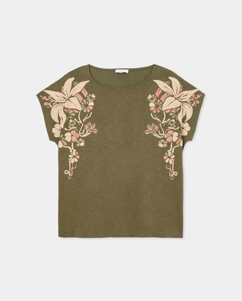 Couchel Short Sleeve Tshirt - Green 5 Shaws Department Stores