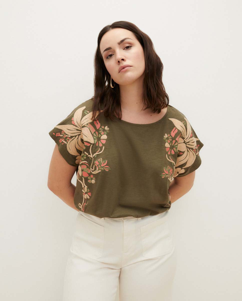Couchel Short Sleeve Tshirt - Green 1 Shaws Department Stores