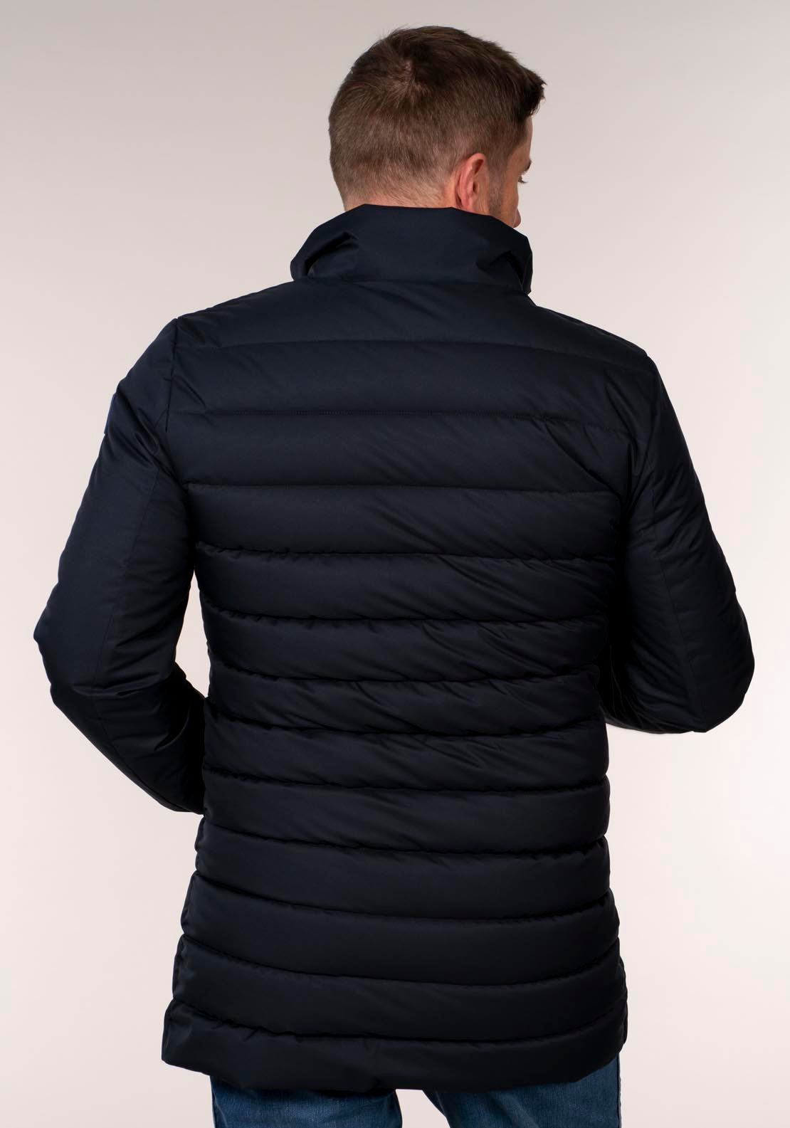 3/4 Quilted Jacket - Blue