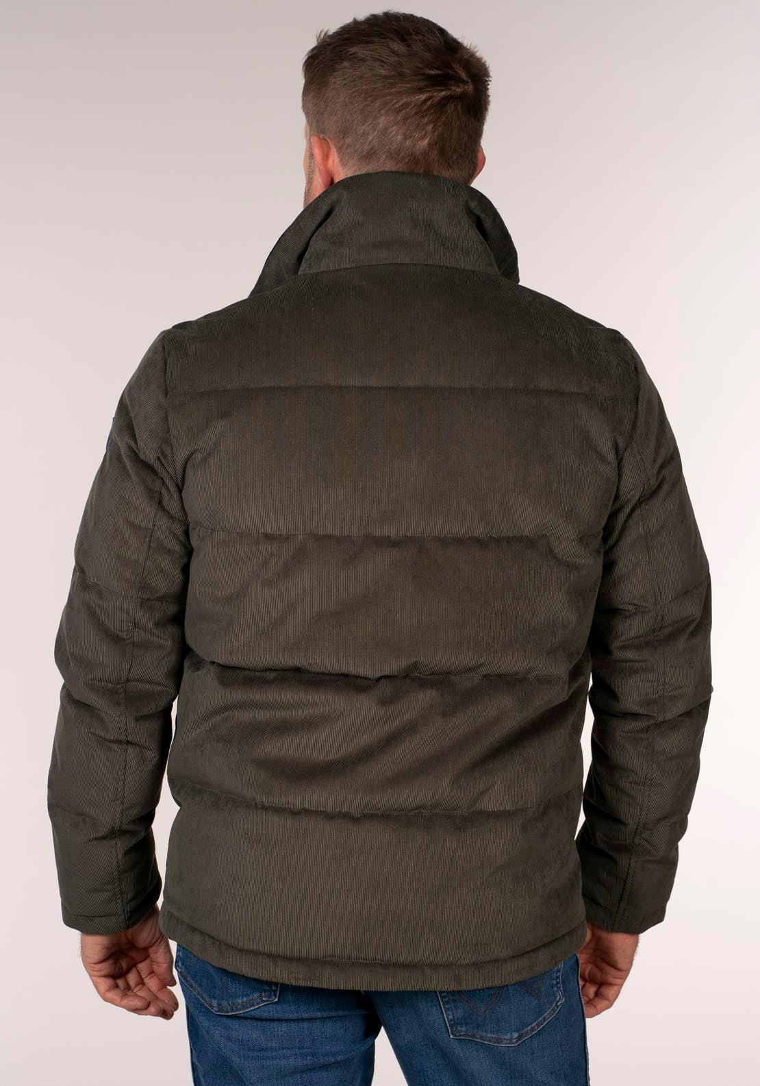 Quilted Puffer Jacket - Green