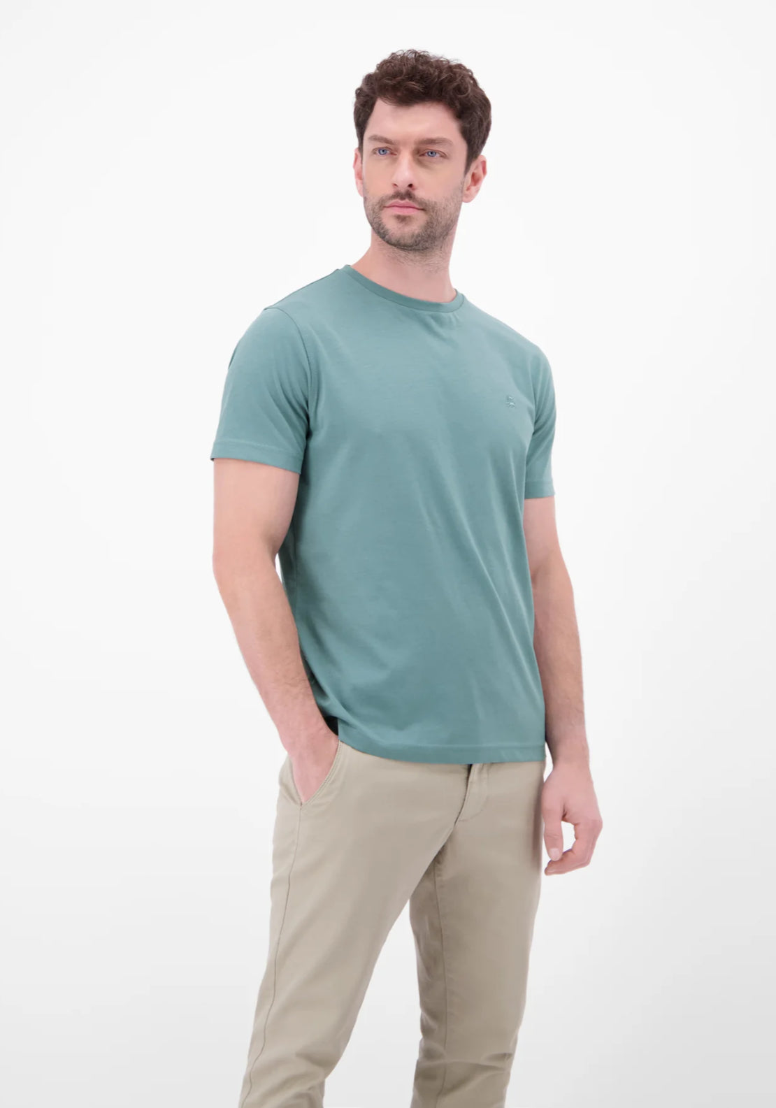 Lerros 100% Cotton Round Neck T-shirt - Plain 4 Shaws Department Stores