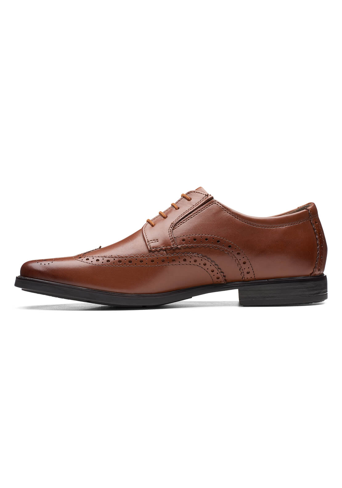Clarks Howard Wing Formal Shoe - Tan 3 Shaws Department Stores