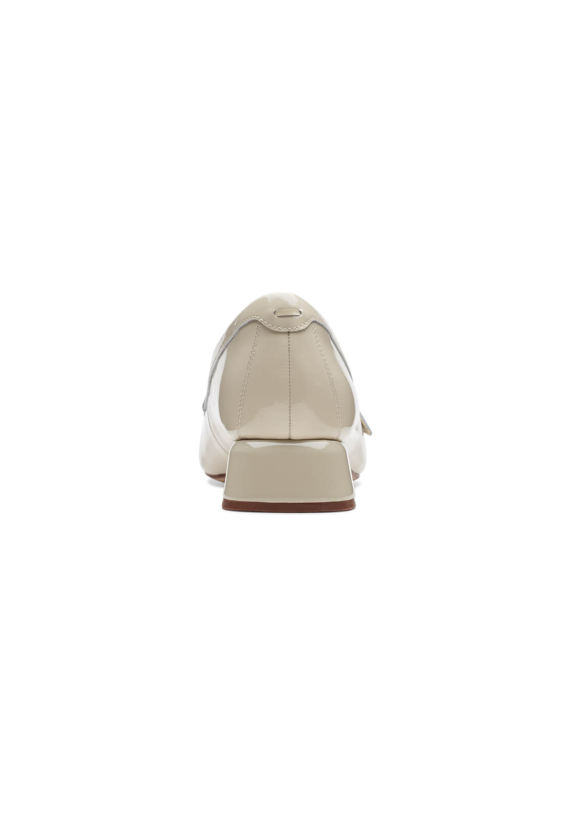 Clarks Daiss30 Trim Heeled Loafer - Ivory 7 Shaws Department Stores