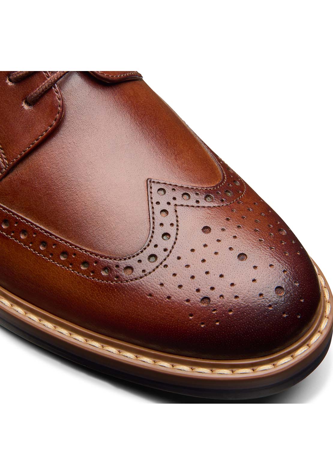 Aldwin Limit Toe Cap Shoe - Tan