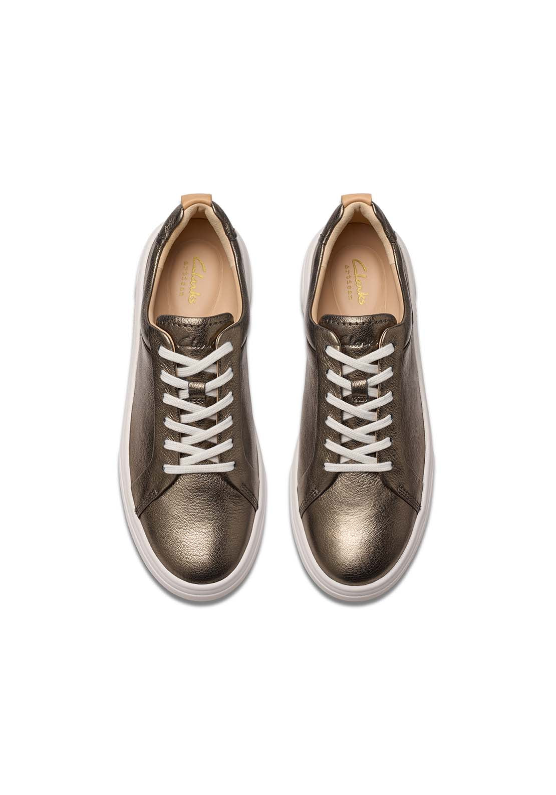 Clarks Hollyhock Walk Trainer - Metallic 3 Shaws Department Stores
