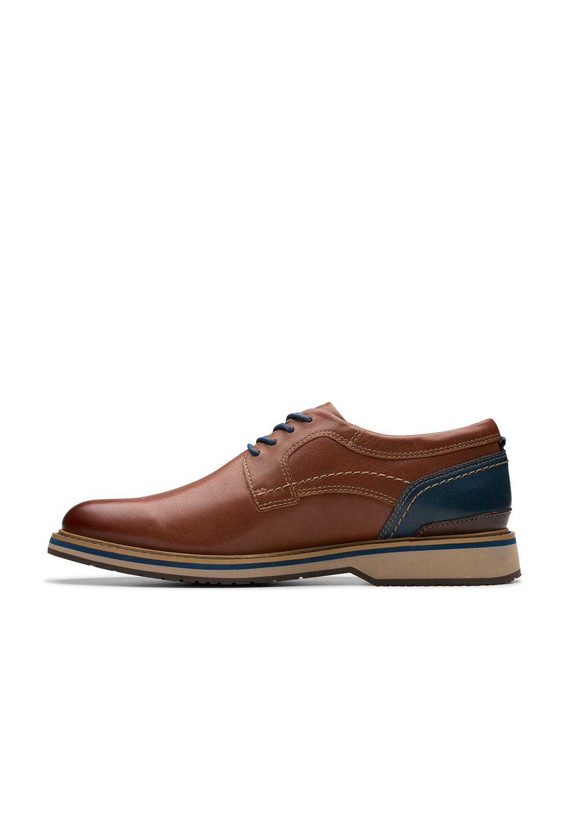 Clarks Monahan Plain Shoe - Tan 5 Shaws Department Stores