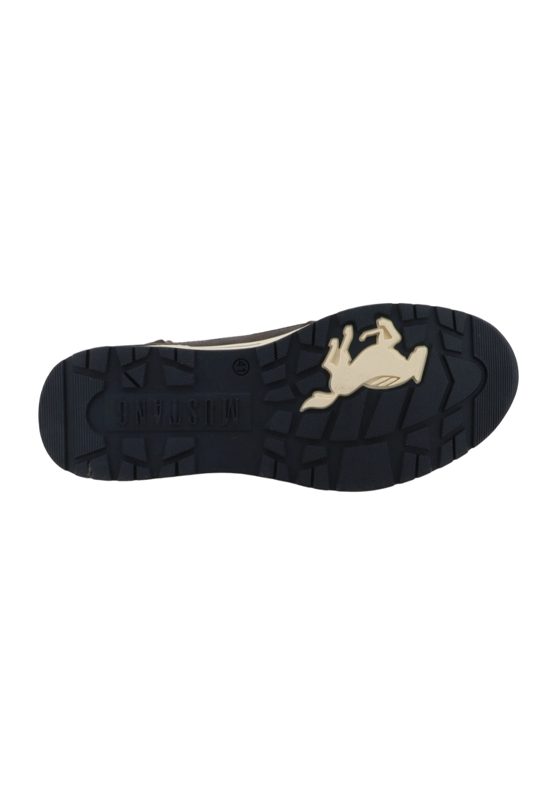 Cream Unit Side Zip Trainer - Mokka