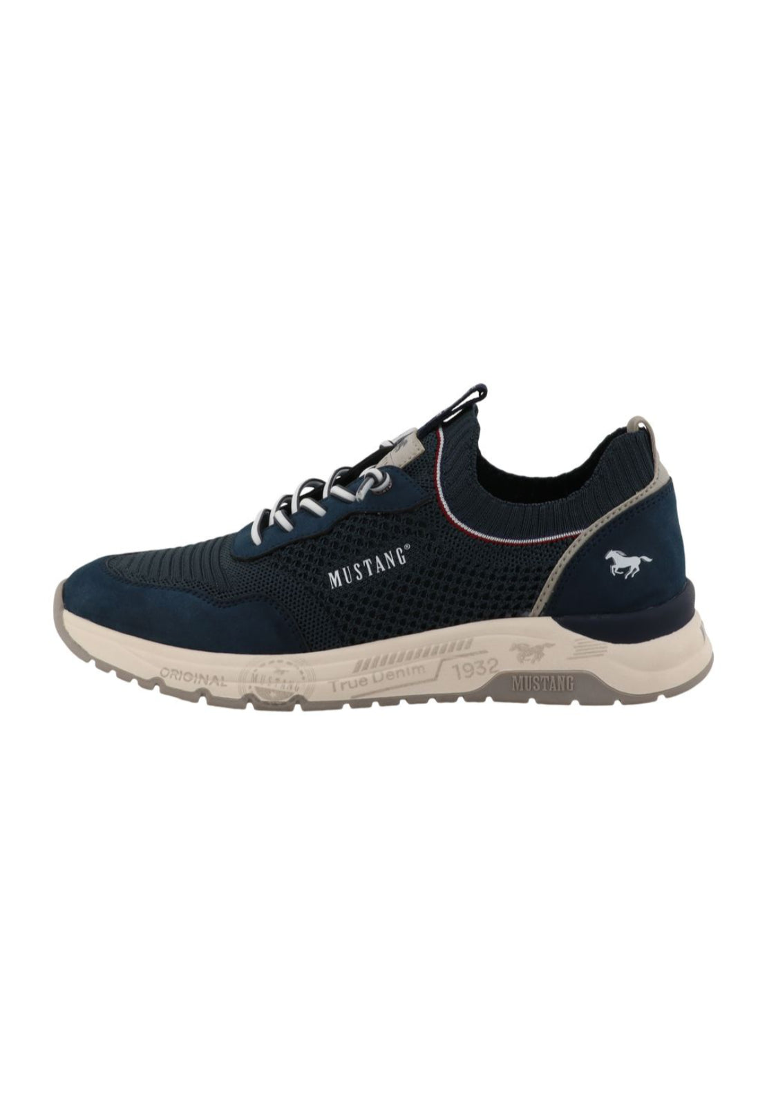 Mustang Mesh Style Trainer - Navy 1 Shaws Department Stores