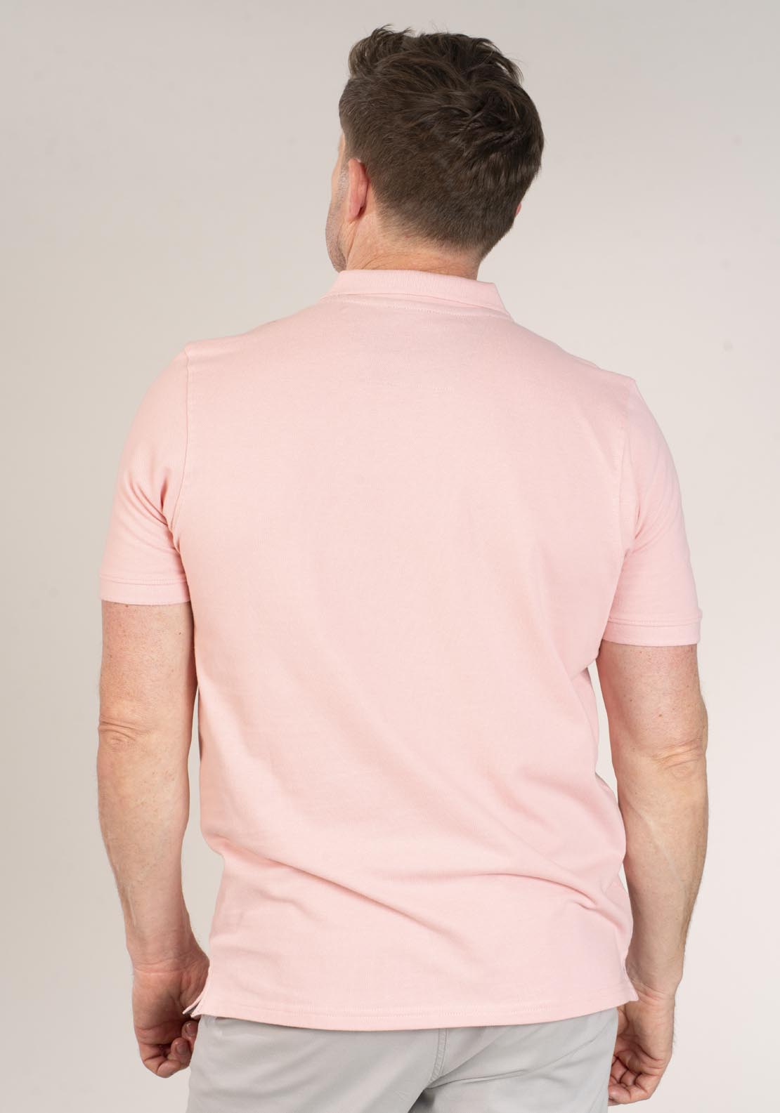Yeats Niels Short-sleeve Polo - Pink 2 Shaws Department Stores