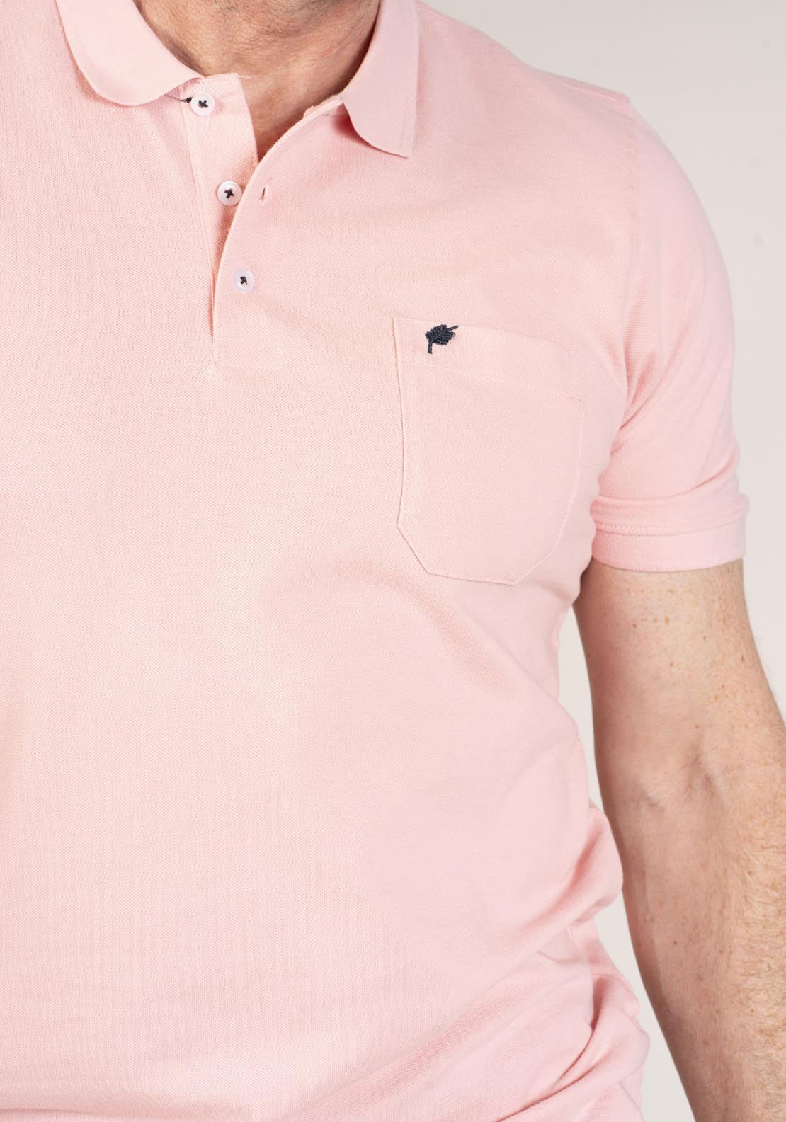 Yeats Niels Short-sleeve Polo - Pink 4 Shaws Department Stores